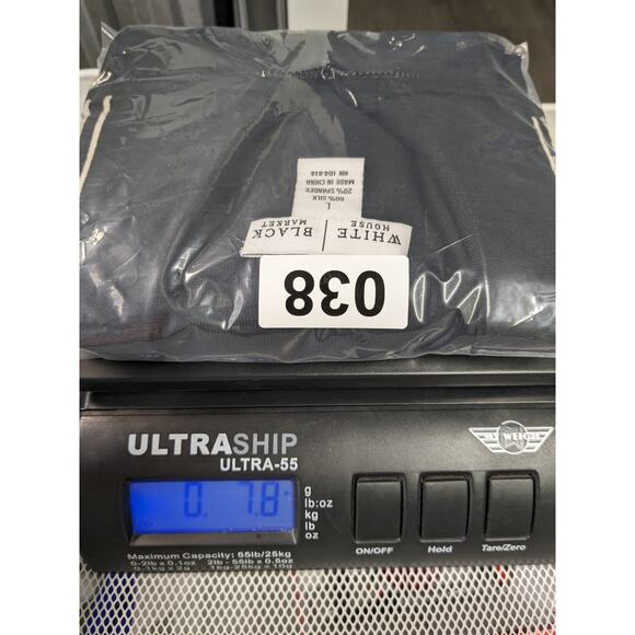 White House Black Market Shirt Womens Sleeveless‎ Zip Polo Black &White - Picture 9 of 10